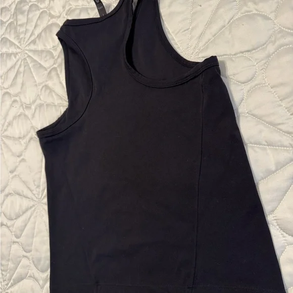 Black Tank Top with Cross Logo - Picture 5 of 5